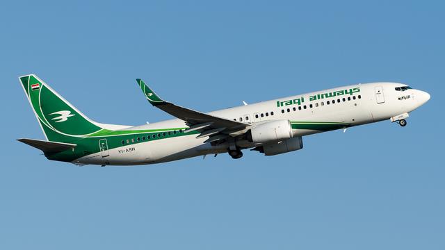 YI-ASH:Boeing 737-800:Iraqi Airways